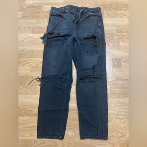 American Eagle Outfitters Black Mom Jeans